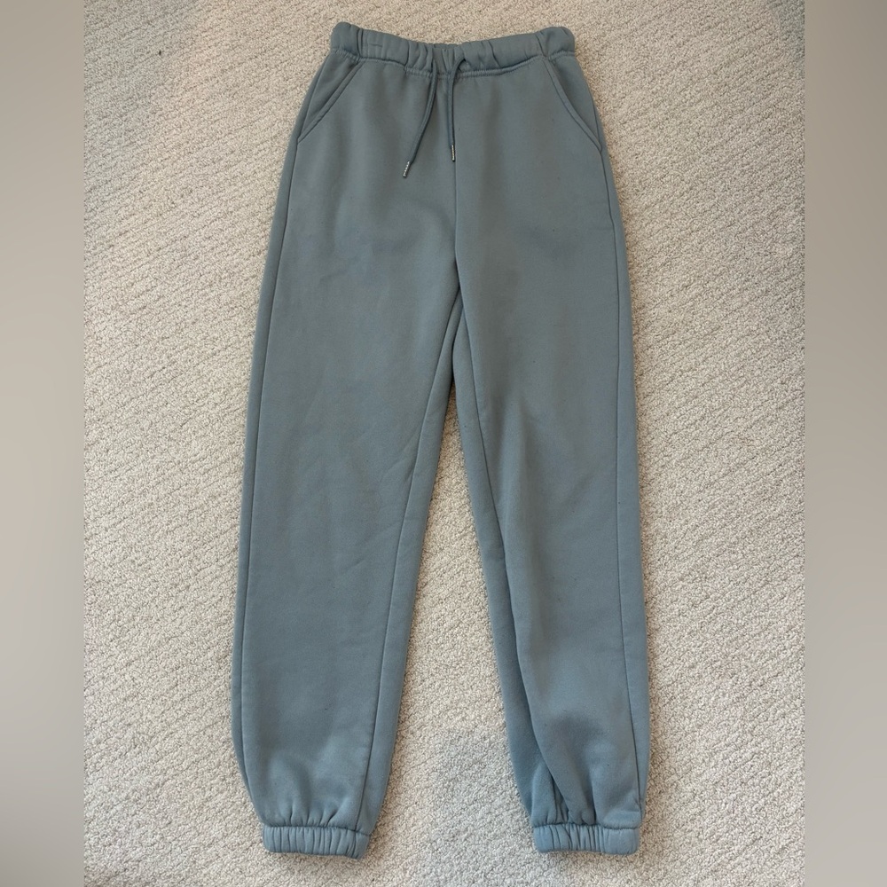 SHEIN Women's Green/Blue Jogger Sweatpants Drawstring Waist